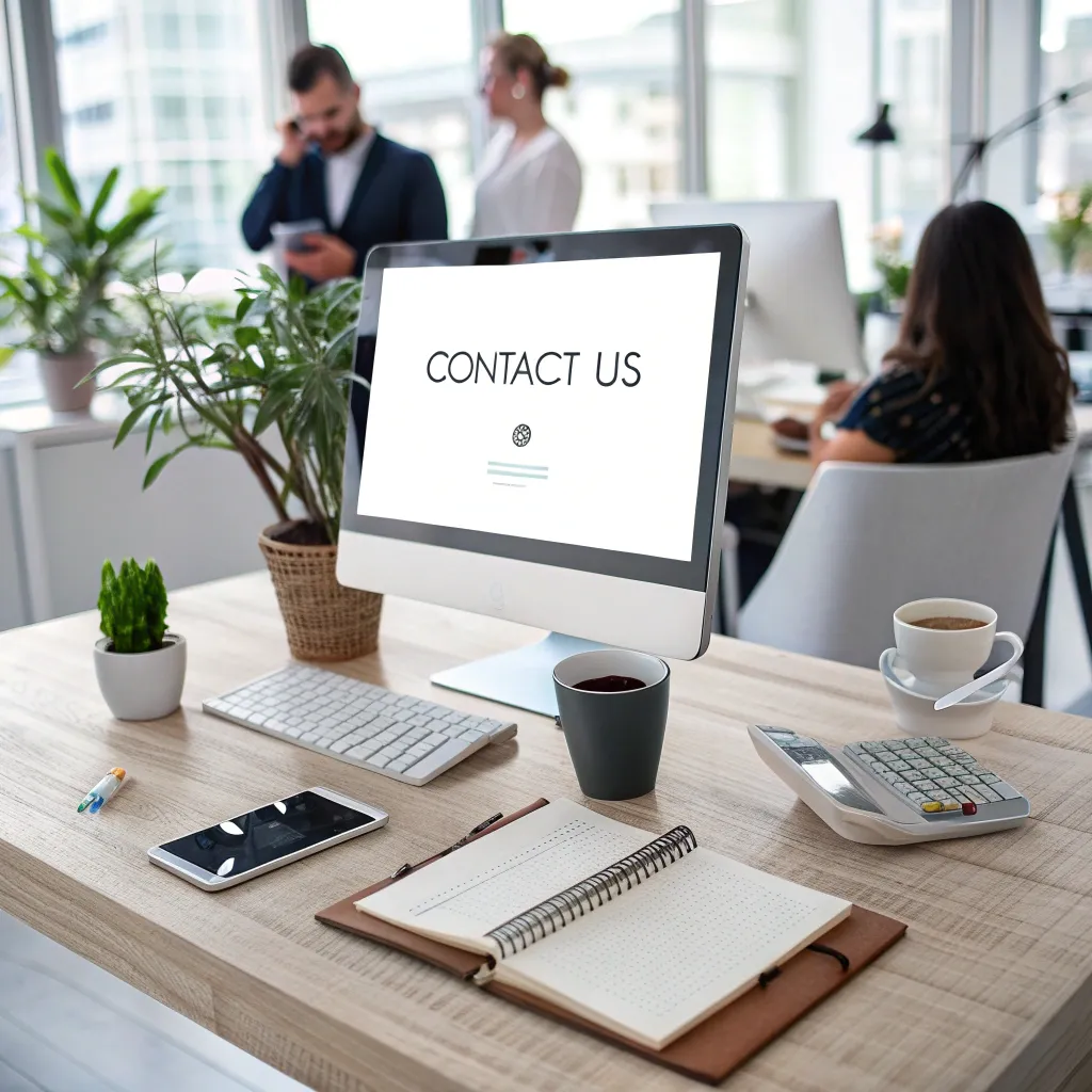 Contact Us Illustration